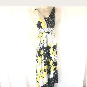 New York and company floral high-low dress